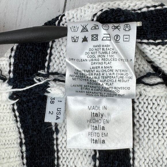 See By Chloé Black/White Striped Chunky Knit Nautical Sweater Size Small - Picture 9 of 15